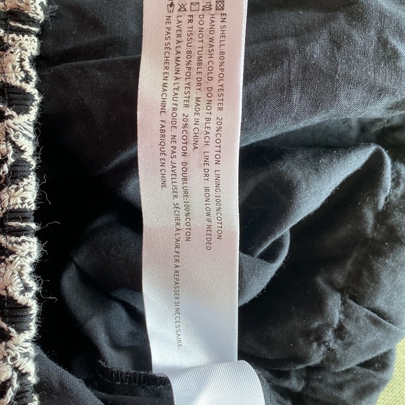 Brand new. En Saison Womens Black Burnout Tiered Short Mini Skirt NWT. - Picture 10 of 10